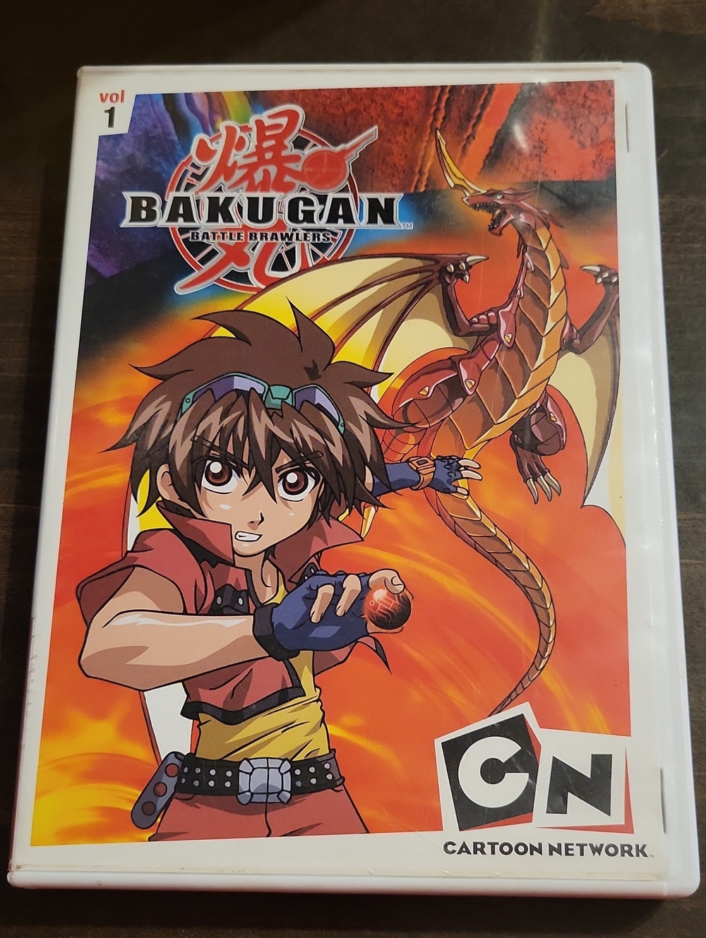 Cartoon Network Bakugan Vol. 1 DVD - Red & Yellow Cover